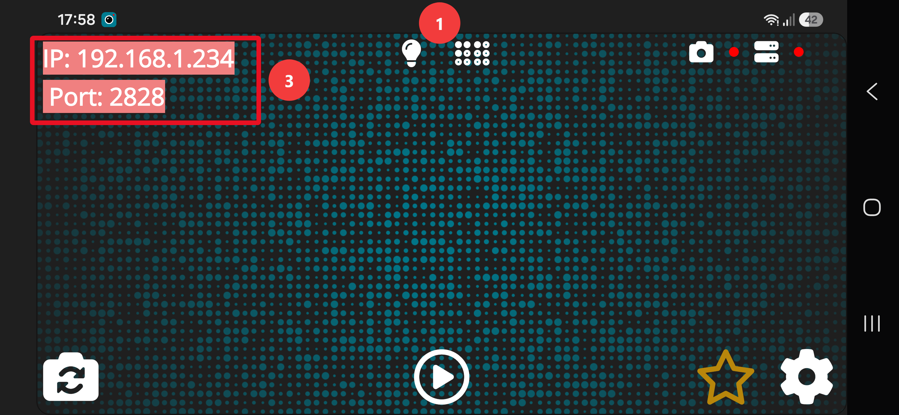DotCam Android app preview