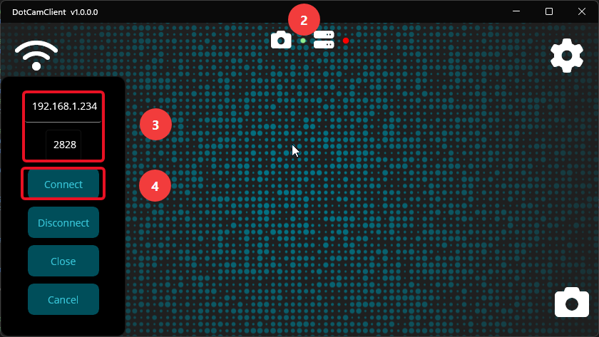 DotCamClient Windows app preview